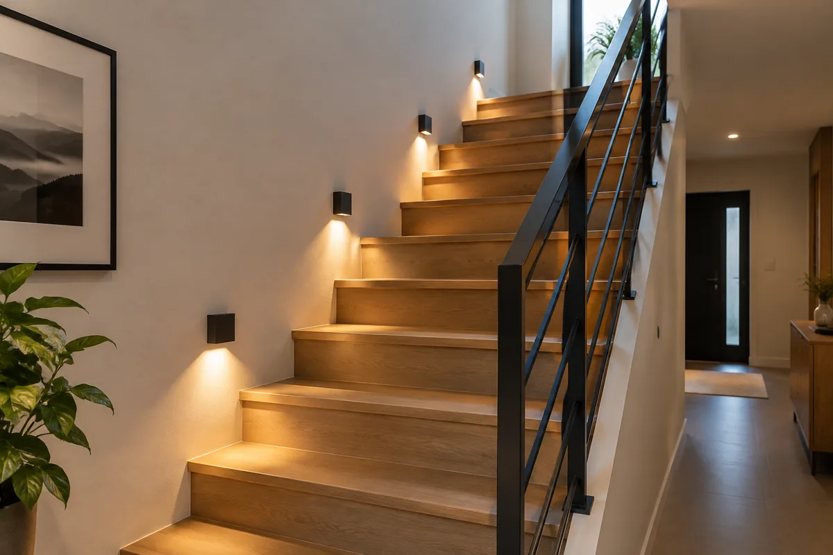 Comment choisir un éclairage adapté pour un escalier intérieur