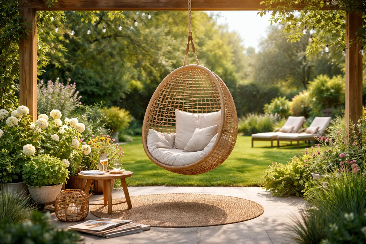 Comment profiter de votre jardin avec un mobilier suspendu pour la détente